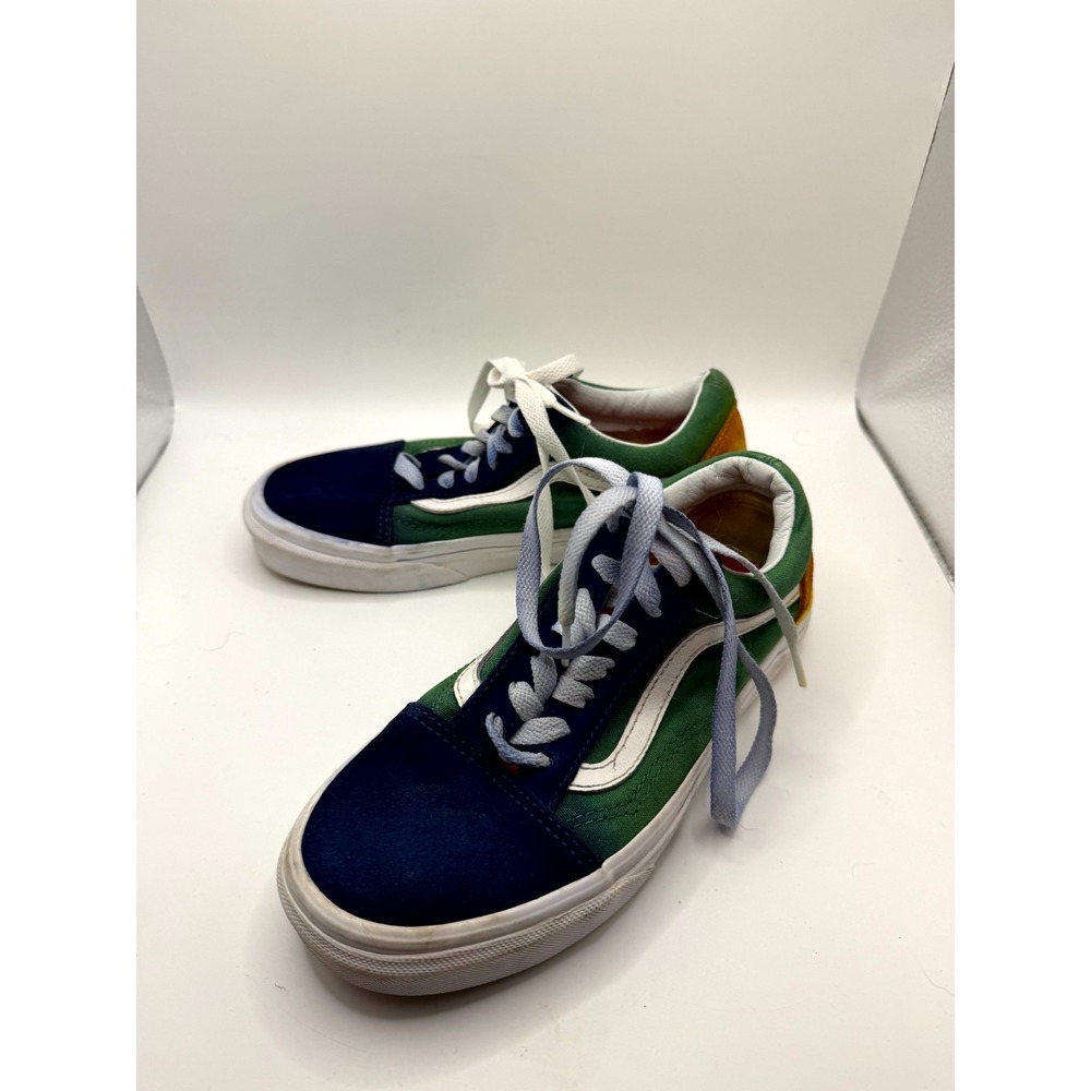 VANS Old Skool Yacht Club Womens‎ 5.5 Sneaker Multicolor Canvas Skateboard Shoes